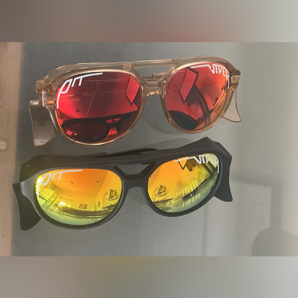 2 pairs of Pit Viper sunglasses